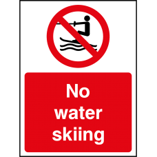No Water Skiing